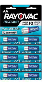 Pila Alcalina Rayovac AA Lr6 1.5v - Imagen 3