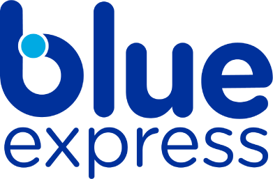 Logo de Bluexpress, empresa de envíos y transporte en Chile
