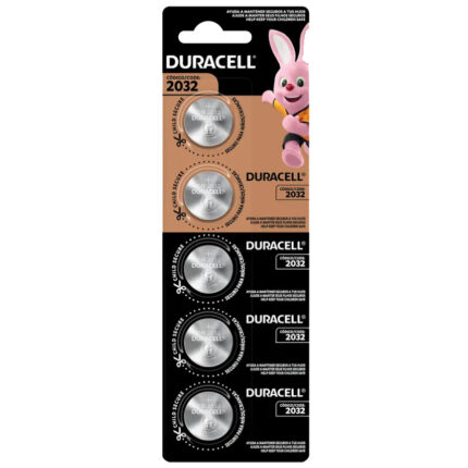 Pilas Duracell tipo CR2032, pack de 5 unidades originales de litio para relojes y aparatos electrónicos