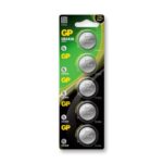 Pack de 5 pilas CR2430 GP alcalinas originales, ideales para relojes, calculadoras y otros aparatos electrónicos pequeños