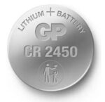 Pila CR2450 GP alcalinas originales, ideales para relojes, calculadoras y otros aparatos electrónicos pequeños