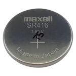 Pila Maxell SR416SW 337 individual – batería de óxido de plata 1.55 V para relojes
