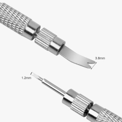 Saca Pasadores Niquelado Plateado de 5 pulgadas – herramienta de relojería profesional para correas de reloj