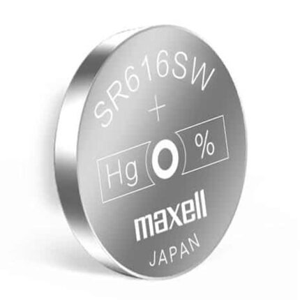 Pila Maxell SR616SW / 321 – Unidad, batería de óxido de plata 1.55 V para relojes de precisión.