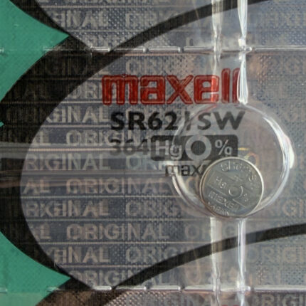 Pila Maxell SR621SW / 364 – Unidad, batería de óxido de plata 1.55 V para relojes de precisión.
