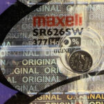 Pila Maxell SR626SW – Unidad, batería de óxido de plata 1.55 V para relojes de precisión.