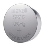 Pila Maxell SR712SW 346 original para reloj, batería botón de óxido de plata 1.55V fabricada en Japón.