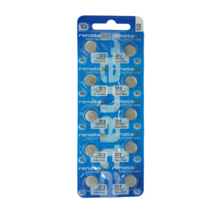 Pilas Renata tipo 373 / SR916SW, pack de 10 unidades originales para relojes y aparatos electrónicos