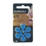 Pilas Duracell tipo 675 para audífonos, pack de 6 unidades originales