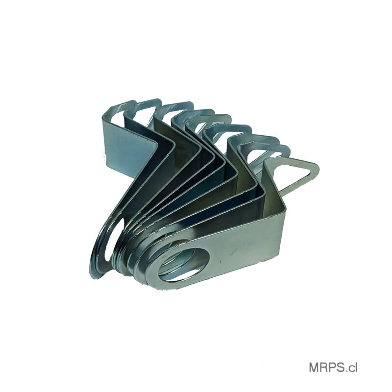 Gancho de acero para reloj mural – Set de 10 unidades. Accesorios resistentes para módulos o mecanismos de reloj de pared.