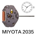 Movimiento Miyota 2035 original – mecanismo de cuarzo japonés para relojes