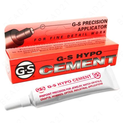Pegamento GS Hypo Cement violeta para relojería, adhesivo preciso para cristales y piezas pequeñas